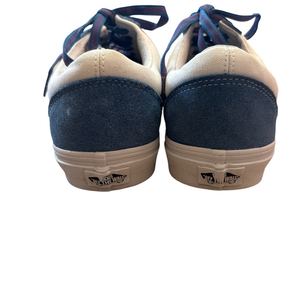 Vans Blue and Red Men's Sneakers - Picture 3 of 8